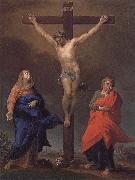 Pompeo Batoni, The Cross of Christ, the Virgin and St. John s Evangelical